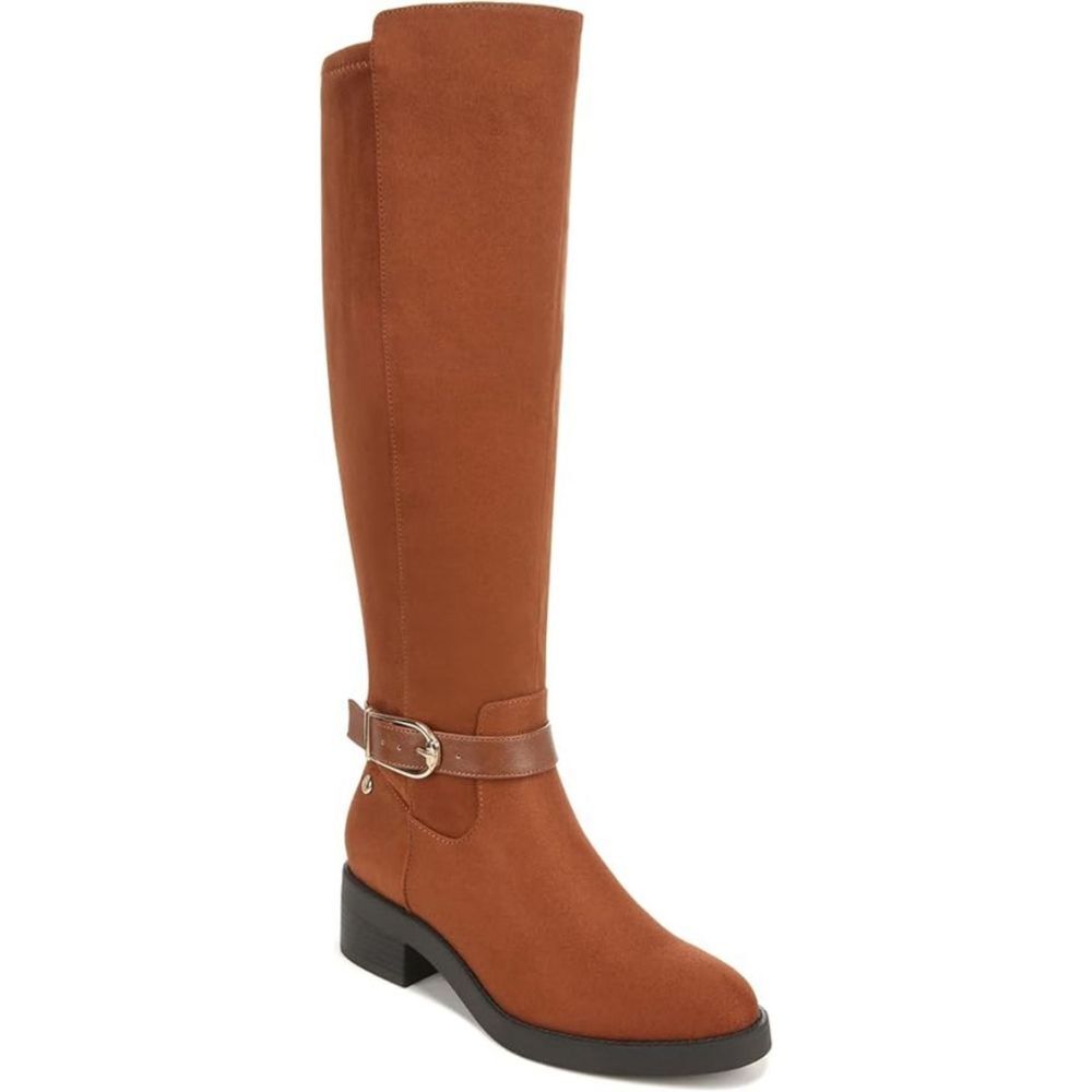 Life Stride Brooks Wide Calf Boot NWT Sz 8W Walnut Coffee Brown Knee High Boots